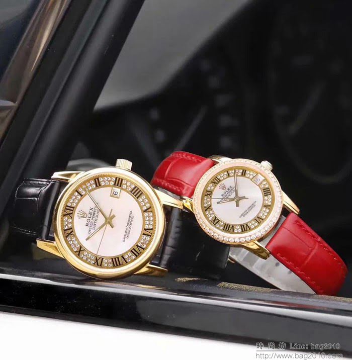 ROLEX勞力士 切利尼升級版 深海珍珠母貝配南非真鑽鑲製錶盤 深度防水 男士腕表  wssb4765